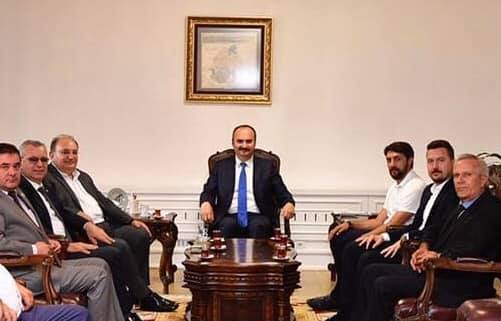 EDİRNE VALİMİZ SAYIN EKREM CANALP'I ZİYARET ETTİK.