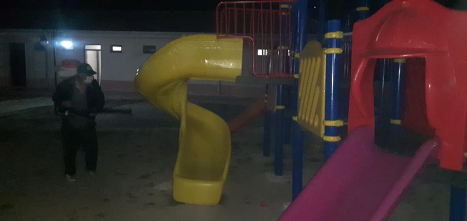 Geceleri de Aralıksız Dezenfekte İşleri Devam Ediyor.