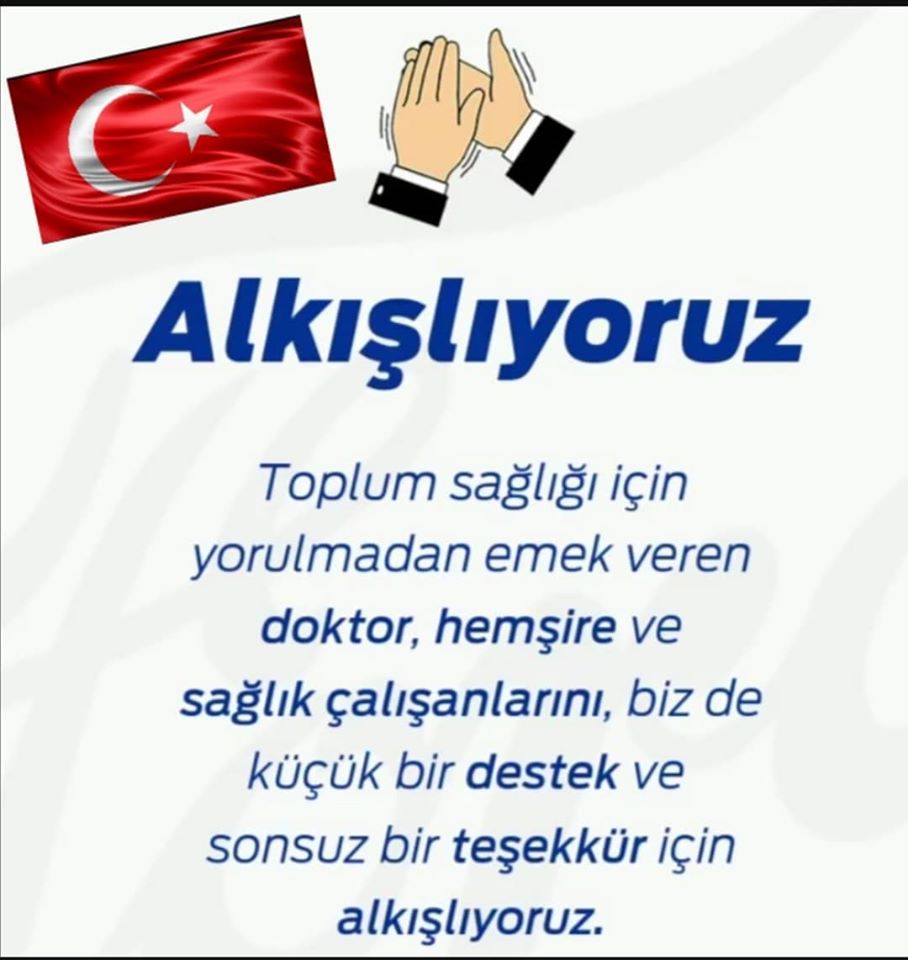 Alkışlıyoruz.