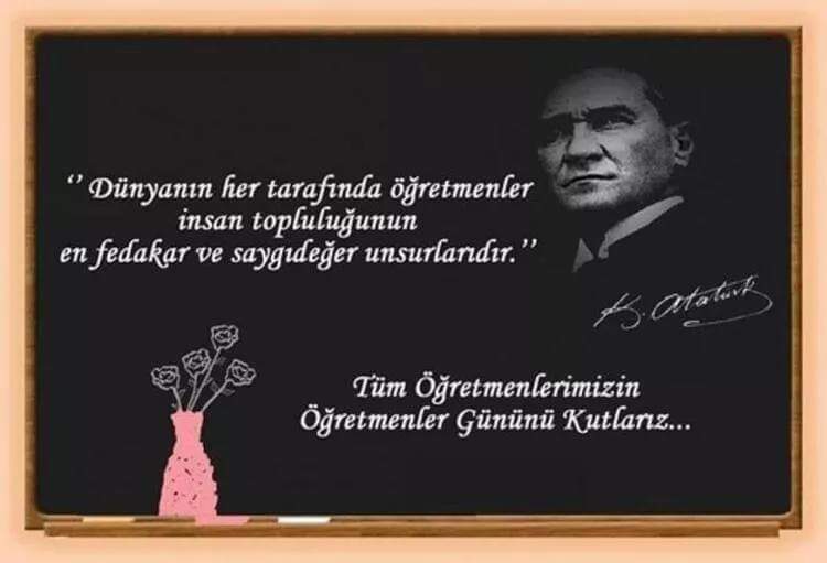 Tüm Öğretmenlerimizin Öğretmenler Gününü Kutlarız.