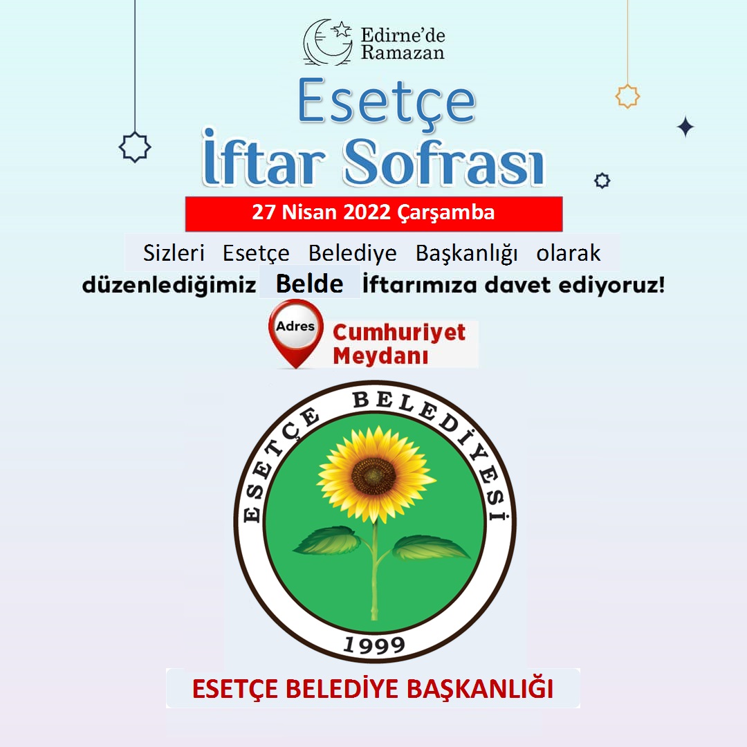 İftar Yemeği Daveti