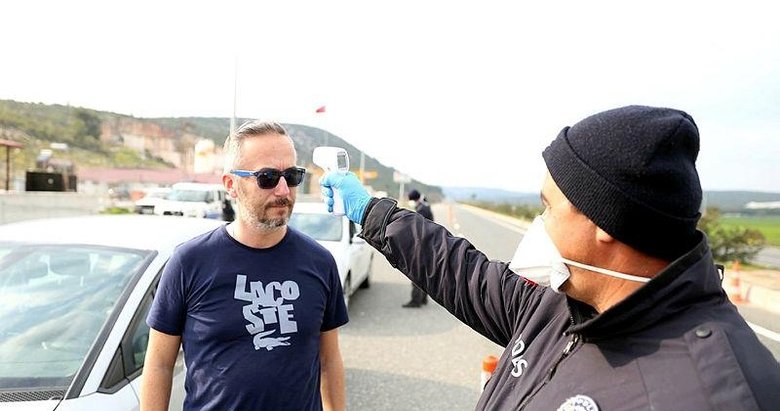 Belde Girişimizde Ateş Ölçümü İle İlgili Tedbir Aldık.
