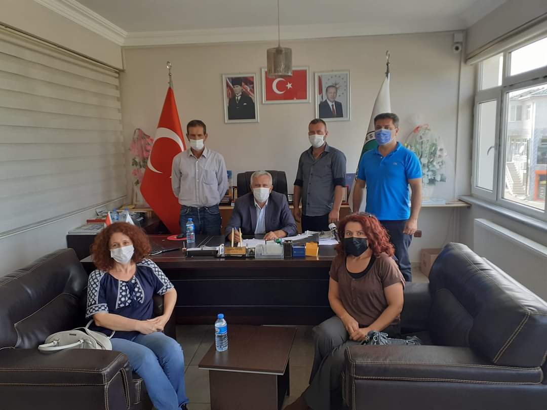 500 Tonluk Su Deposu için İhaleyi Alan Firmaya Yer Teslimi
