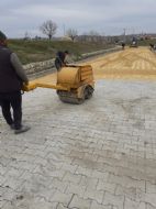 Menderes Caddesi Yol Yapımına Haftasonu da Devam Edildi.