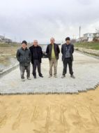 Menderes Caddesi Yol Yapımına Haftasonu da Devam Edildi.
