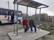 Beldemiz Ana Yol Kenarında Yolcu Bekleme Kabini Tamamlandı.