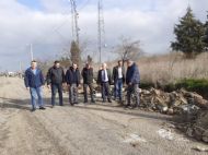 Mezarlık Kol Duvar Yapımına Başlandı