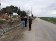 Mezarlık Kol Duvarı Yapımına Başlandı
