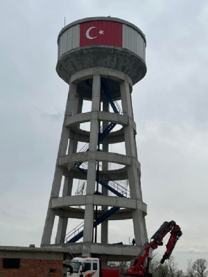 Tarihi Projemiz olan Yeni Su Depomuz Faaliyete Geçti.