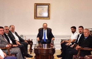 EDİRNE VALİMİZ SAYIN EKREM CANALP'I ZİYARET ETTİK.