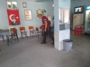 Dezenfeksiyon Aralıksız Devam Ediyor